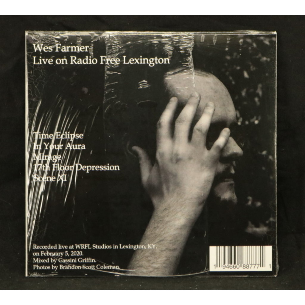 Local Music NEW Wes Farmer  - Live on Radio Free Lexington (CD)