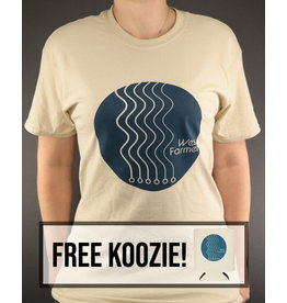 Local Music NEW Wes Farmer T-Shirt w/ Koozie - Tan - S