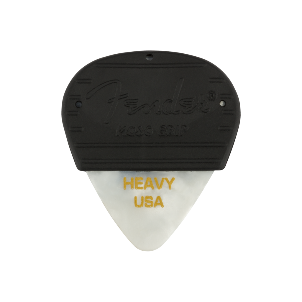 Fender NEW Fender Mojo Grip Picks 3-Pack - White Moto - Heavy