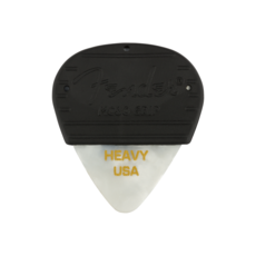 Fender NEW Fender Mojo Grip Picks 3-Pack - White Moto - Heavy