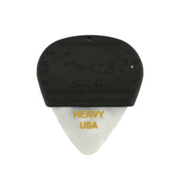 Fender NEW Fender Mojo Grip Picks 3-Pack - White Moto - Heavy