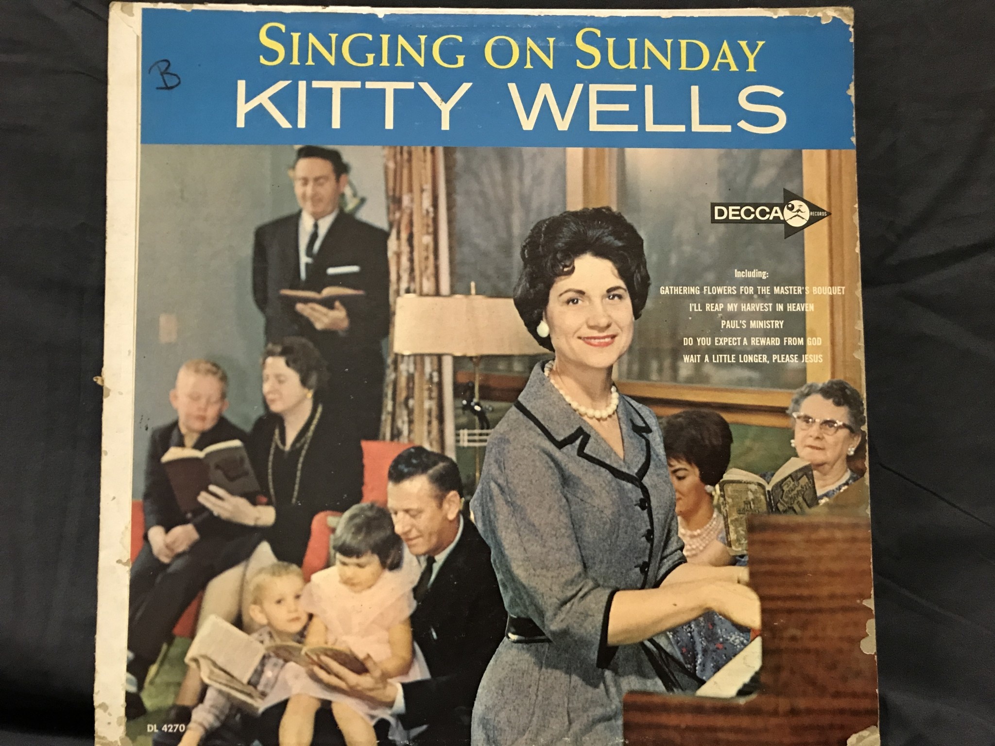 Used Kitty Wells Singing On Sunday Lp Mountain Music Exchange Let us be faithful till lifes work is done blooming with love til the reaper has come then well be gathered together someday. used kitty wells singing on sunday lp