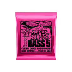 Ernie Ball NEW Ernie Ball Super Slinky 5-String Bass - .040-.125 5-String