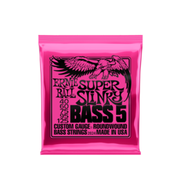 Ernie Ball NEW Ernie Ball Super Slinky 5-String Bass - .040-.125 5-String