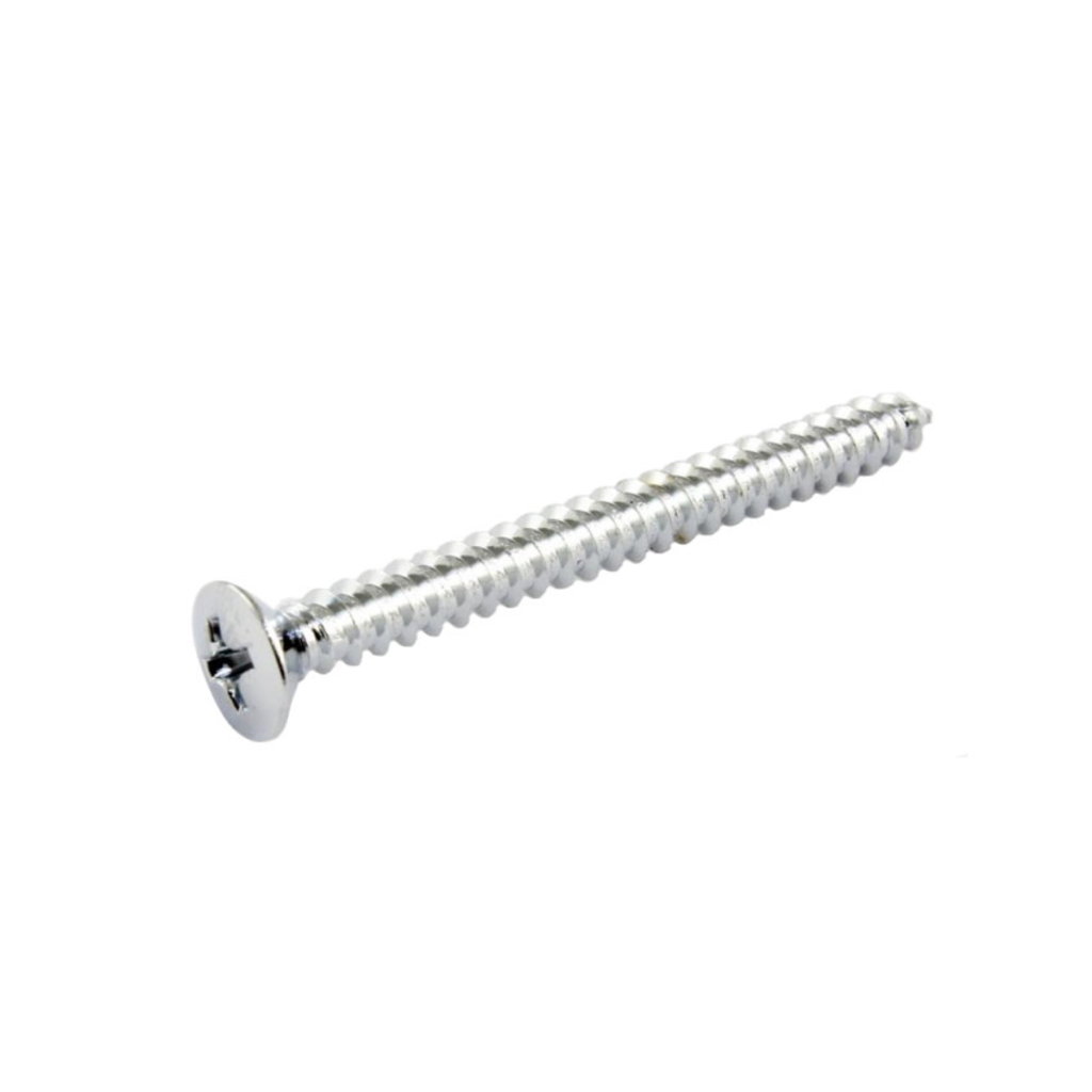 Allparts NEW Allparts Neckplate Screws - Pack of 4 - Chrome