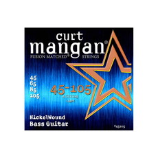 Curt Mangan NEW Curt Mangan Nickel Wound Bass Strings - .045-.105