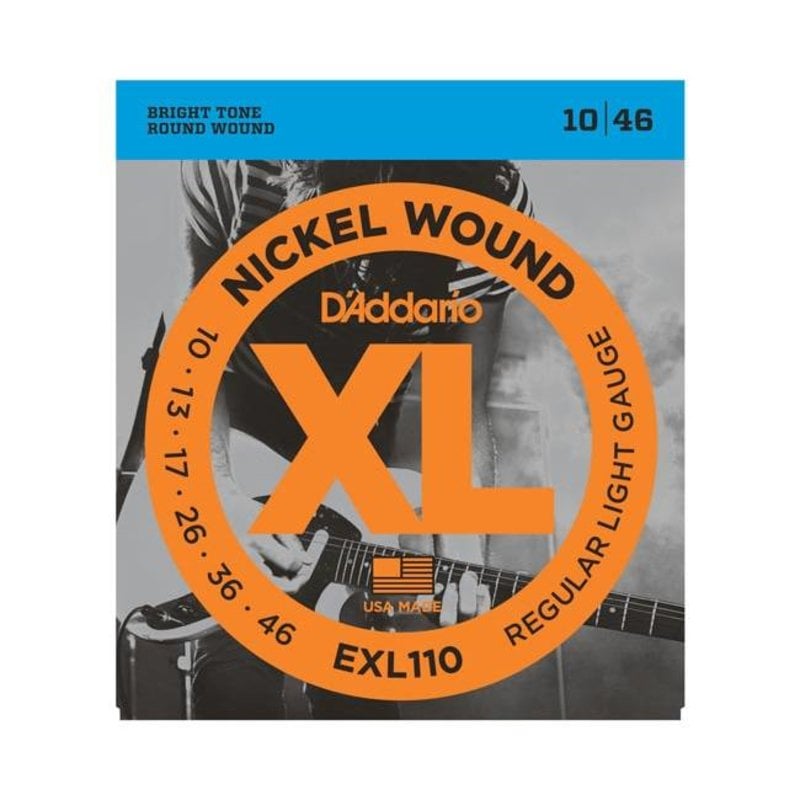 D'Addario NEW D'Addario EXL110 Nickel Wound Electric Strings - Regular Light  - .010-.046