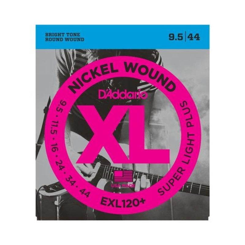 D'Addario NEW D'Addario EXL120+ Nickel Wound Electric Strings - Regular Light - .0095-.044