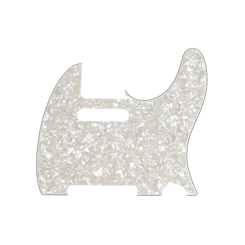 Fender NEW Fender Telecaster Pickguard - 4-Ply - Aged White Pearl