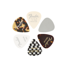 Fender NEW Fender 351 Pick - Material Medley - Medium - 6-Pack