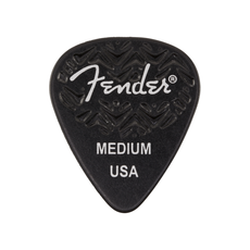Fender NEW Fender 351 Wavelength Picks - Black - Medium - 6-Pack