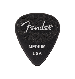 Fender NEW Fender 351 Wavelength Picks - Black - Medium - 6-Pack