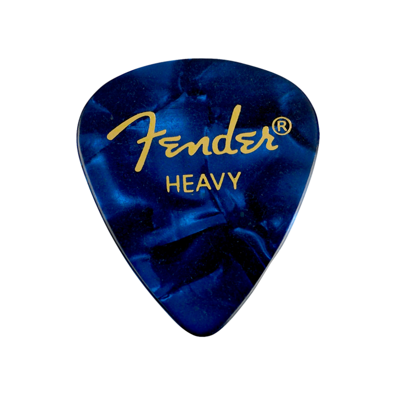 Fender NEW Fender Premium Celluloid 351 Picks - Heavy - Blue Moto - 12-Pack