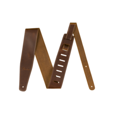 Fender NEW Fender Broken-In Leather Strap - 2.5" - Tan