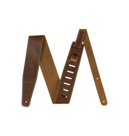 Fender NEW Fender Broken-In Leather Strap - 2.5" - Tan