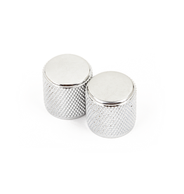 Fender NEW Fender Telecaster/Precision Bass Knobs - Knurled Chrome - Pair