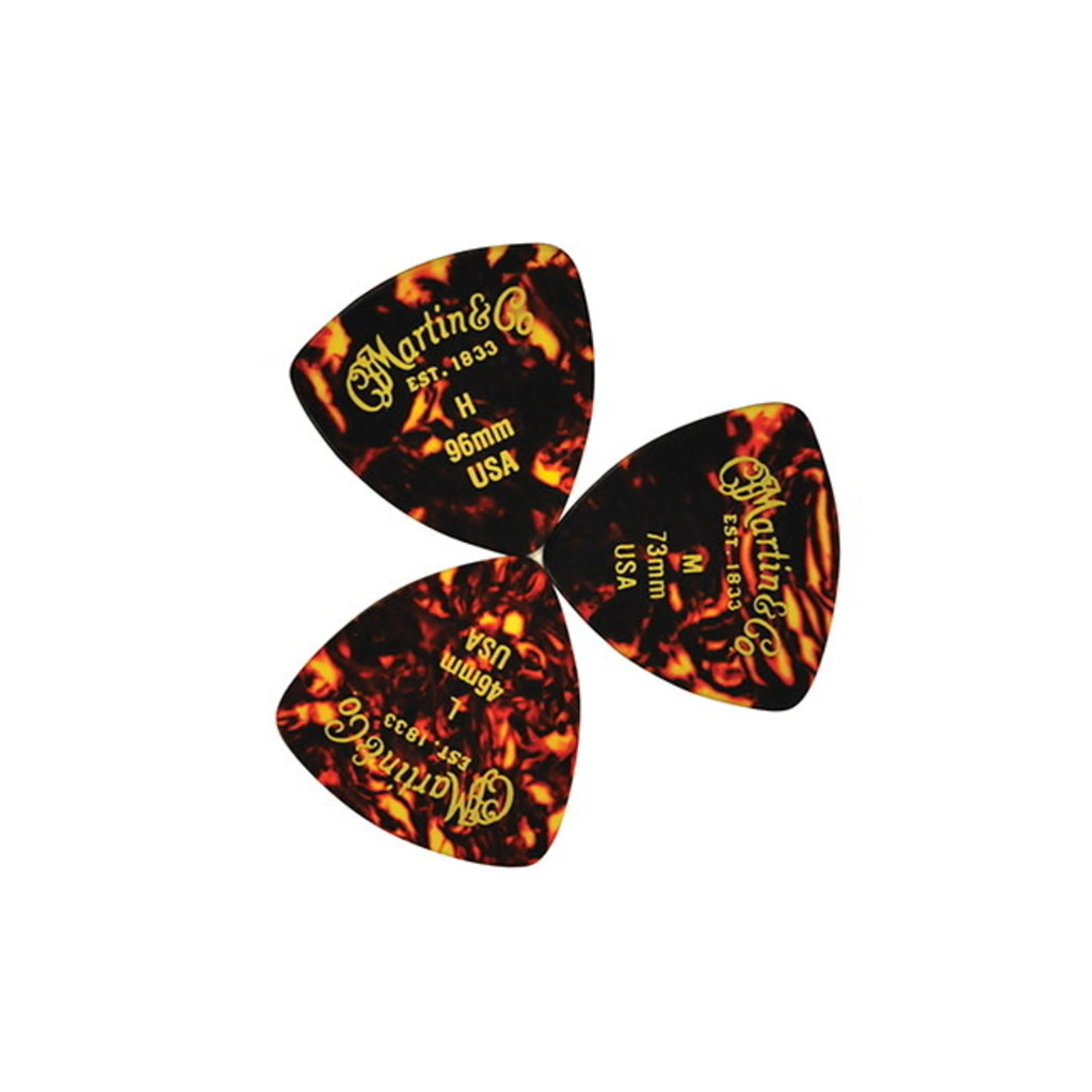 Martin NEW Martin #1 Guitar Picks - .73mm Medium - 12 Pack