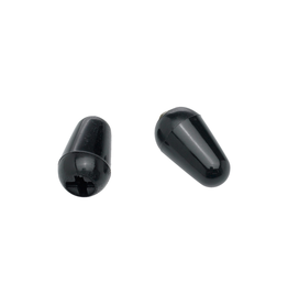 Fender NEW Fender Stratocaster Switch Tips - Black - Pack of 2