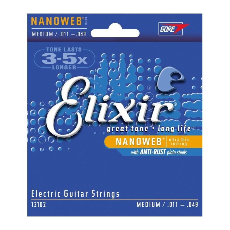 Elixir NEW Elixir Nanoweb Electric Strings - Medium - .011-.049