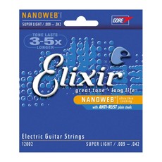 Elixir NEW Elixir Nanoweb Electric Strings - Super Light - .009-.042