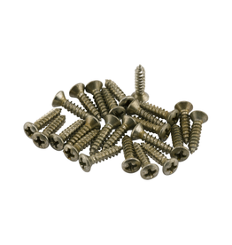 Fender NEW Fender Road Worn Pickguard/Control Plate Screws - Pack of 24