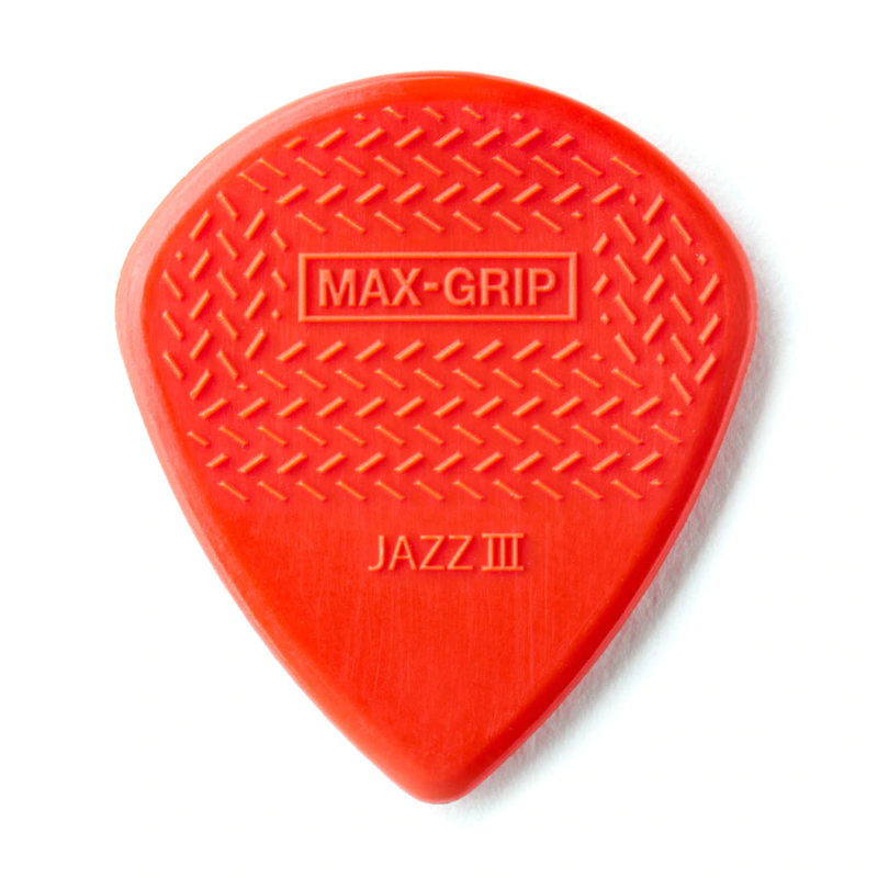 Dunlop NEW Dunlop Nylon Max Grip Jazz III Picks - 1.38 mm - 6-Pack