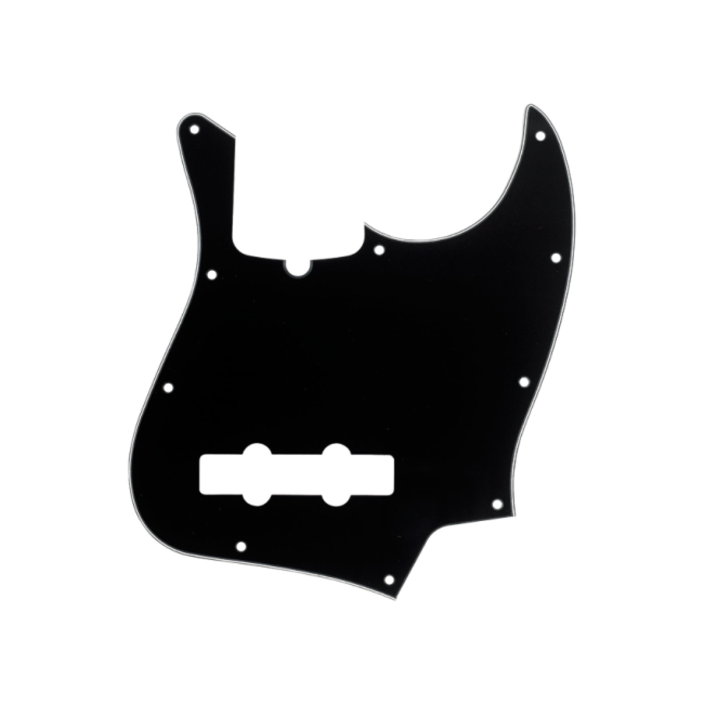 Fender NEW Fender Jazz Bass Pickguard - Black/White/Black