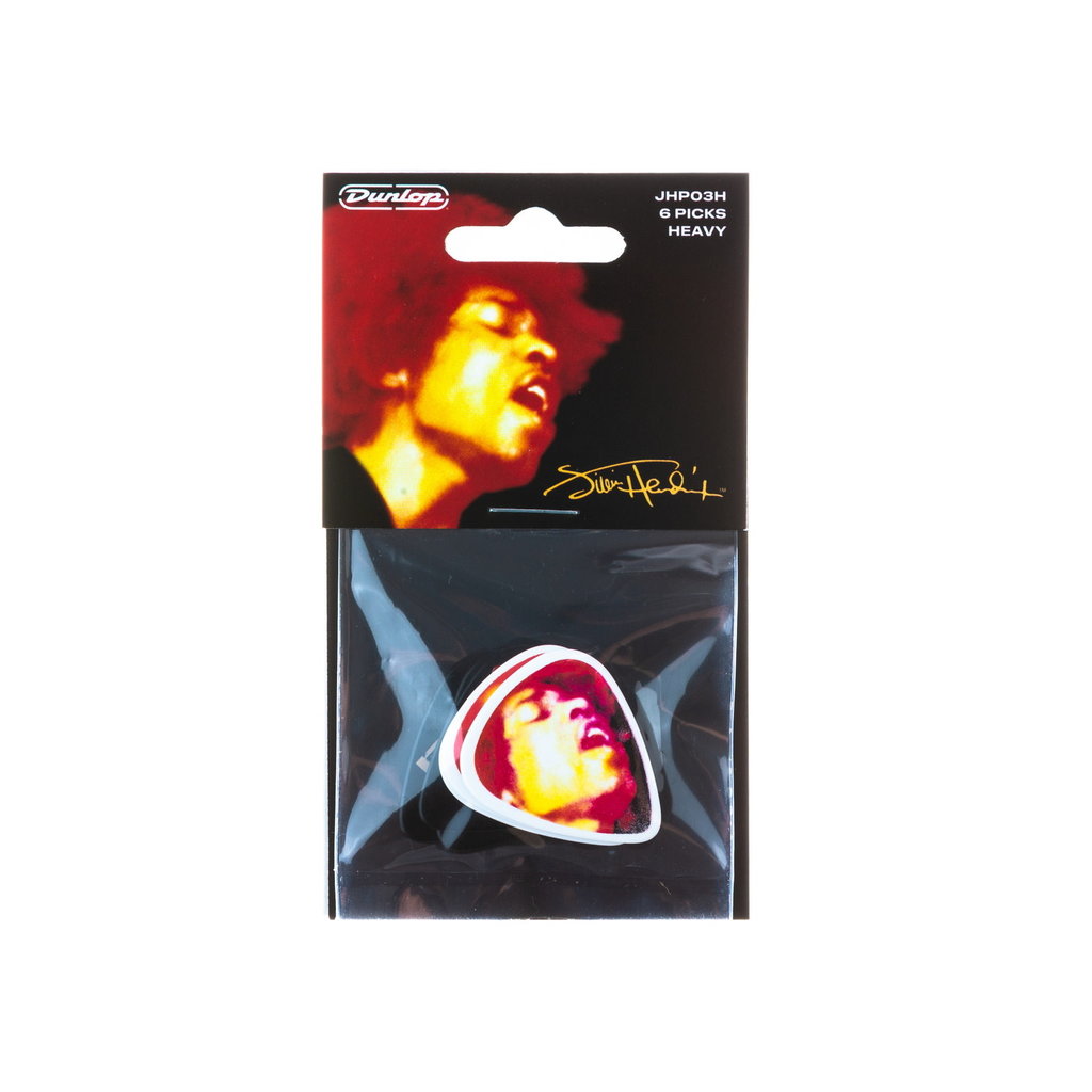 Dunlop NEW Dunlop Jimi Hendrix Electric Ladyland Picks - Heavy - 6 Pack