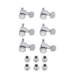 Fender NEW Fender Locking Stratocaster/Telecaster Staggered Tuning Machines - Brushed Chrome