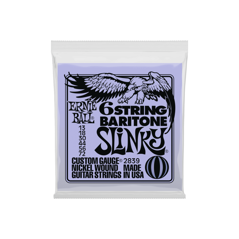 Ernie Ball NEW Ernie Ball Baritone Slinky Electric Strings - .013-.072