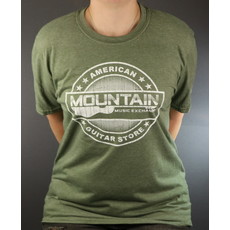 MME NEW MME American Guitar Store Distressed Logo Tee - Heather City Green - 2XL