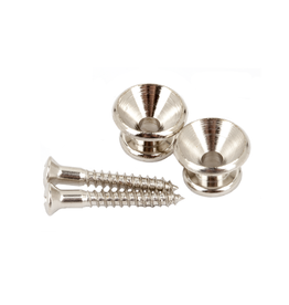 Fender NEW Fender Pure Vintage Strap Buttons - Nickel - Pack of 2