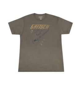 Gretsch NEW Gretsch Lightning Bolt T-Shirt - Brown - M