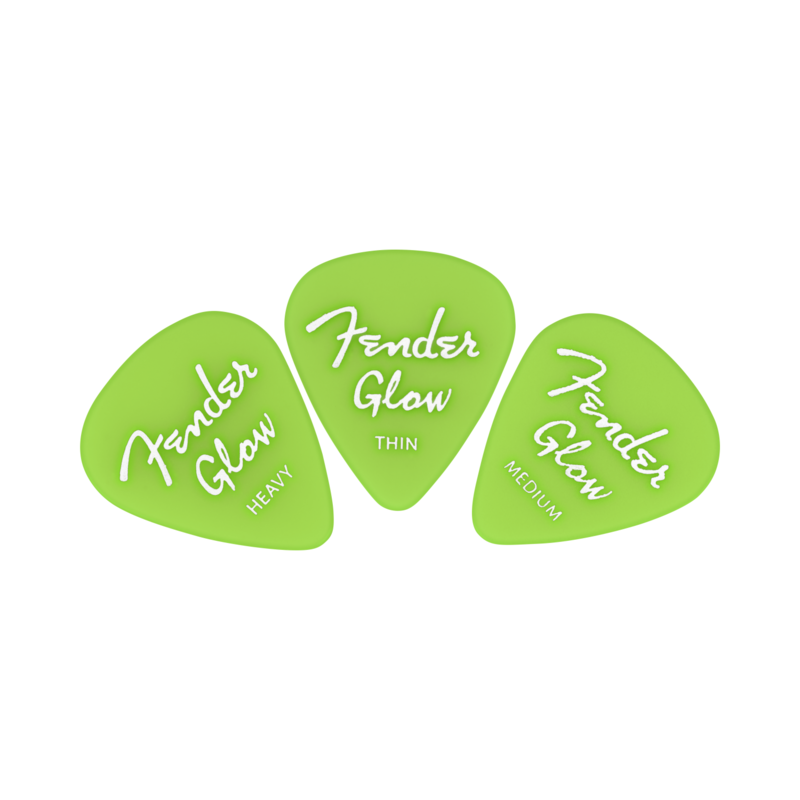 Fender NEW Fender Glow In The Dark 351 Picks - 12-Pack