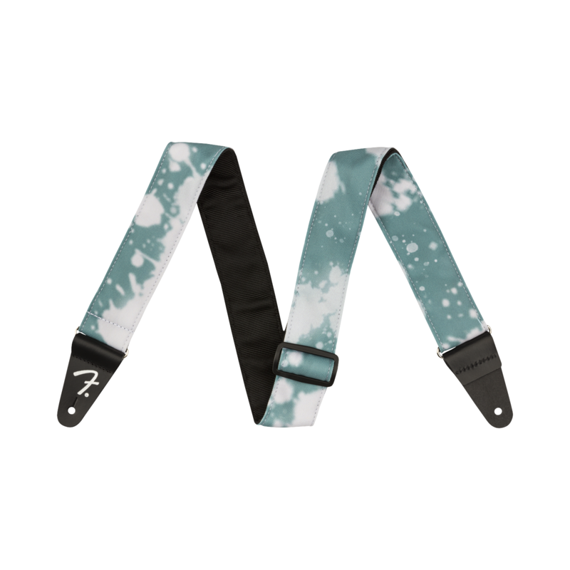 Fender NEW Fender Tie Dye Acid Wash Guitar Strap - Teal