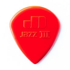 Dunlop NEW Dunlop Picks - Jazz III Red - 6 Pack