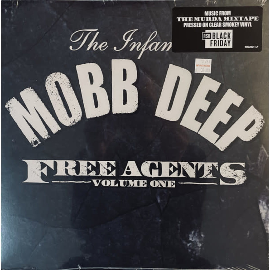 Vinyl NEW Mobb Deep – Free Agents - The Murda Mixtape, Volume One-RSD, 2xLP, Clear Smoke