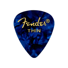 Fender NEW Fender 351 Pick - Blue Moto - Thin - 12-Pack