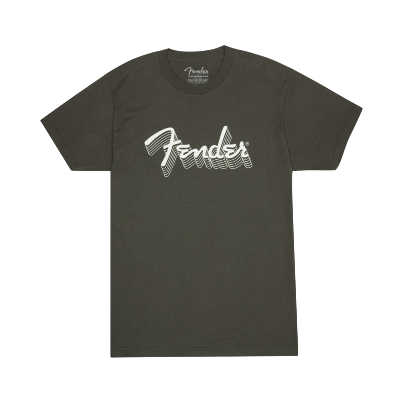 Fender NEW Fender Reflective Ink T-Shirt - Charcoal - S