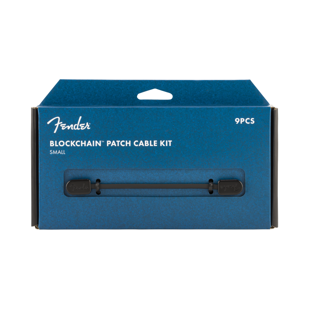 Fender NEW Fender Blockchain Patch Cable Kit - Black - Small