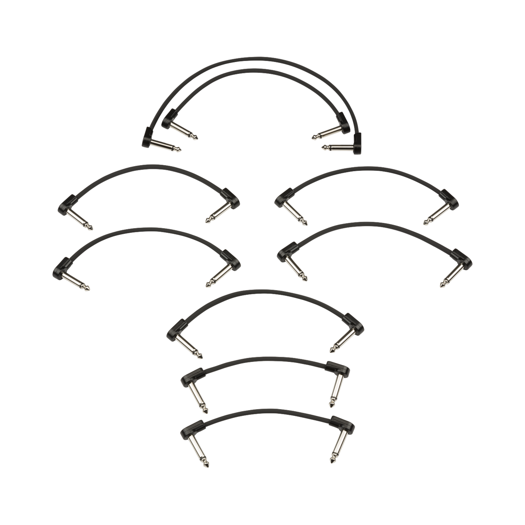 Fender NEW Fender Blockchain Patch Cable Kit - Black - Small