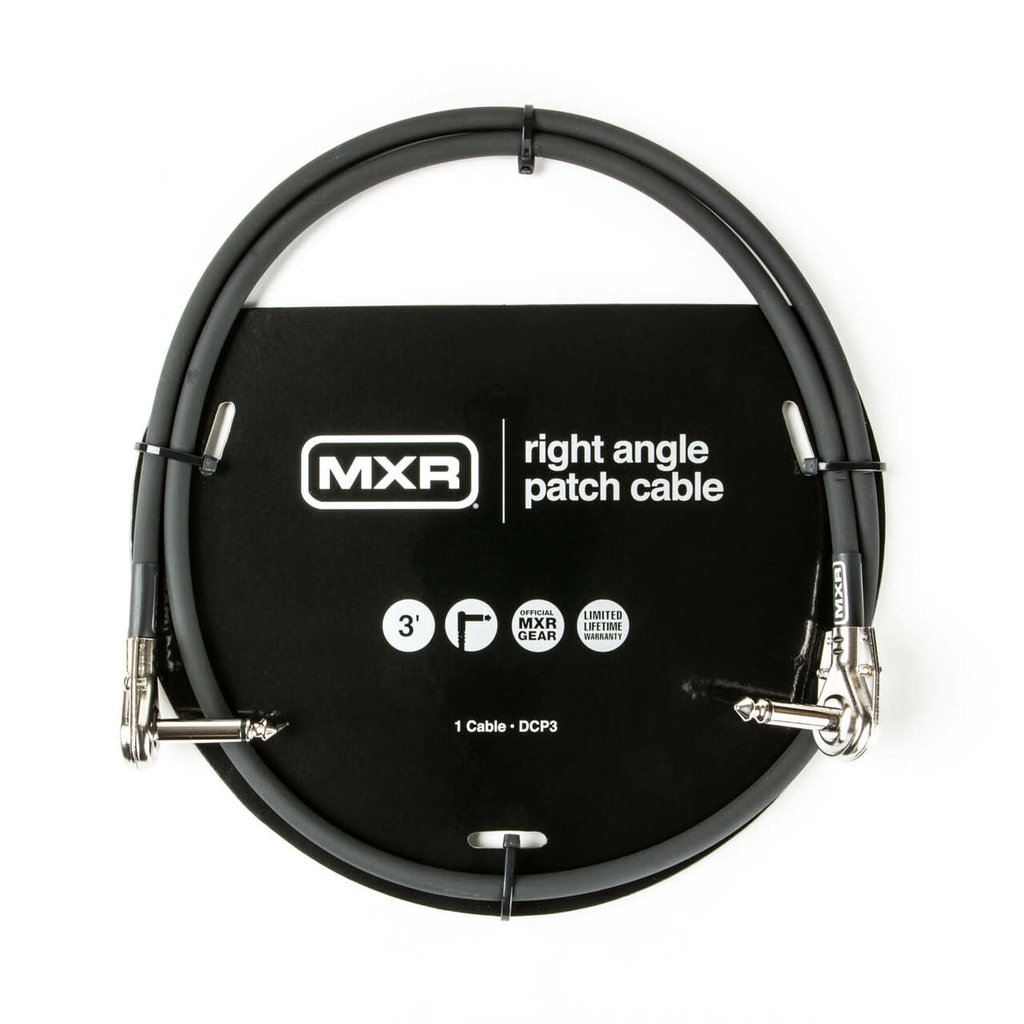 Dunlop NEW Dunlop MXR Patch Cable - Angle/Angle - 3'