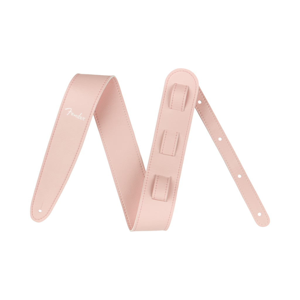 Fender NEW Fender Vegan Leather Strap - Shell Pink