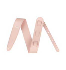 Fender NEW Fender Vegan Leather Strap - Shell Pink
