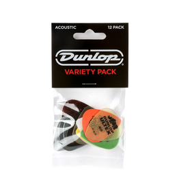 Dunlop NEW Dunlop Acoustic Pick Variety - Pack of 12