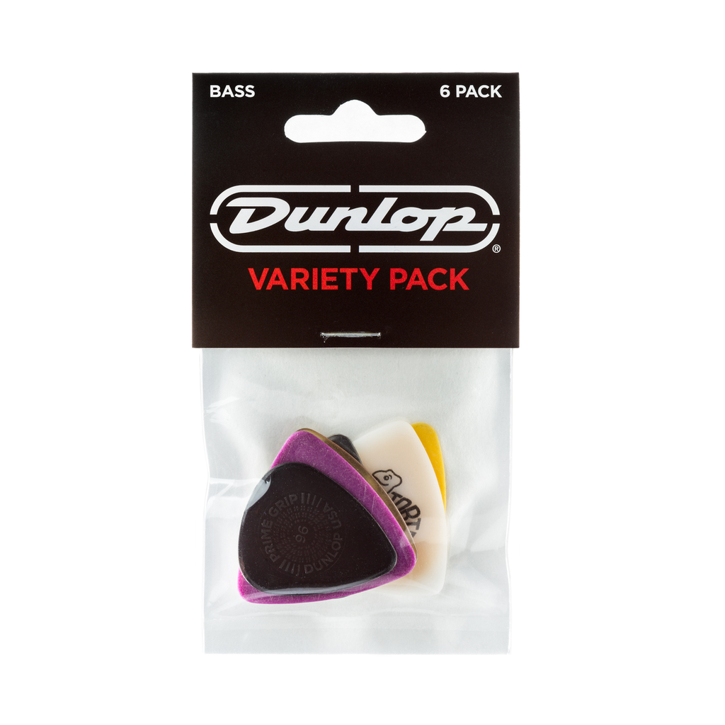 Dunlop NEW Dunlop Bass Pick Variety - Pack of 6