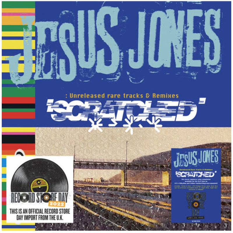 Vinyl NEW Jesus Jones – Scratched: Unreleased Rare Tracks & Remixes-LP-RSD