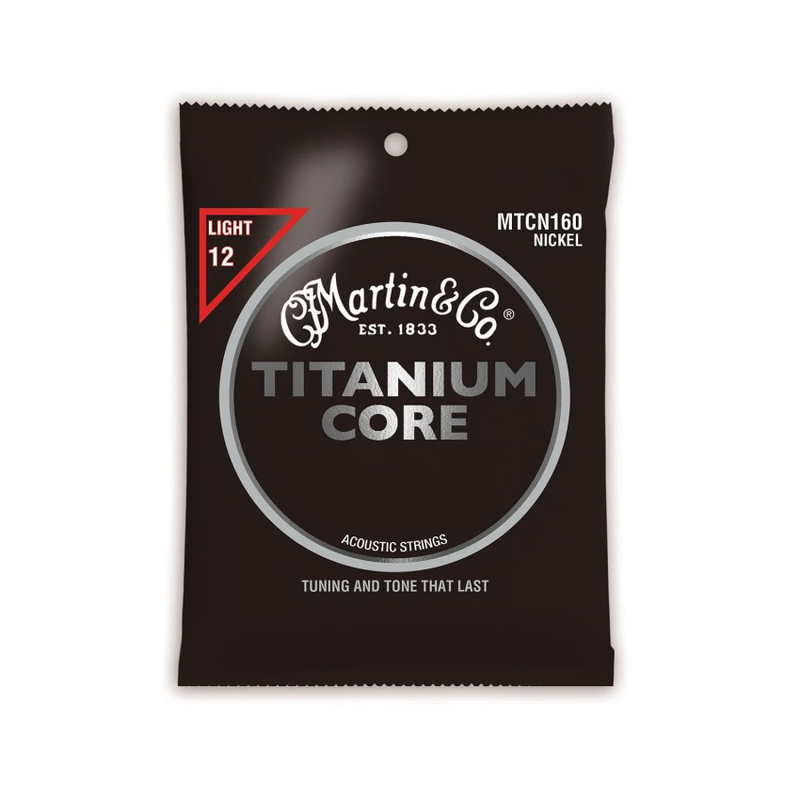 Martin NEW Martin Titanium Core Acoustic Strings - Light - .012-.053