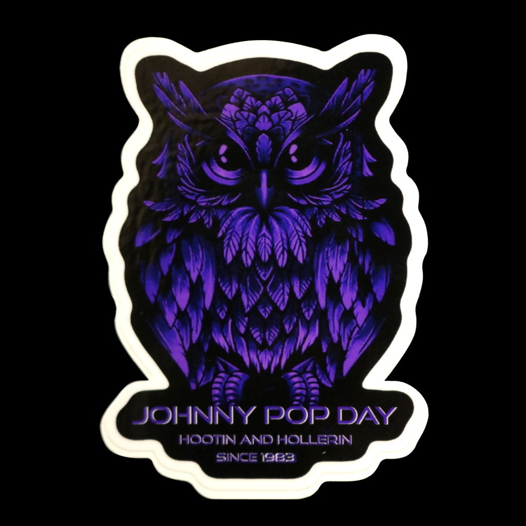 Johnny Pop Day Trucker Hat + Sticker Combo