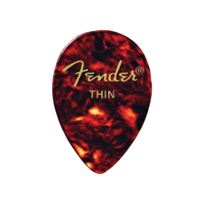Fender NEW Fender Classic Celluloid Picks - Shell - Thin - 12 Pack